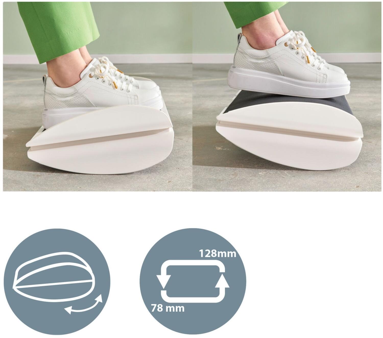 Leitz Ergo Adjustable Computer Foot Rest Office Furniture Direct