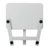 Mesa escritorio Leitz Ergo regulable Blanco 6588-00-01 vista frontal plegable