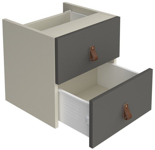 Dams Storage Unit Insert - Drawers with Leather Pull Handles