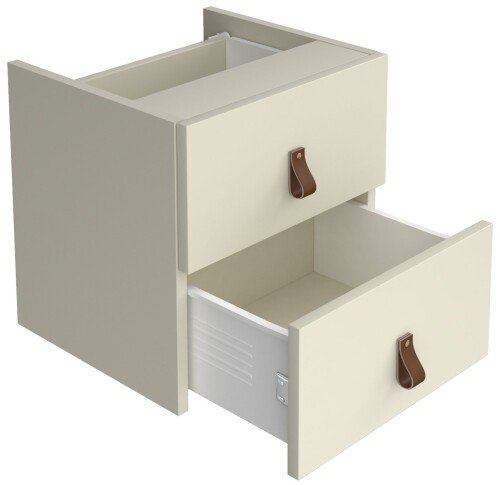 Dams Storage Unit Insert - Drawers with Leather Pull Handles