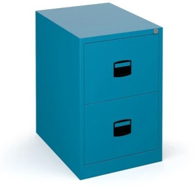 Bisley Contract 2 Drawer Steel Filing Cabinet 711mm - Colour