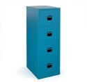 Bisley Contract 4 Drawer Steel Filing Cabinet 1321mm - Colour