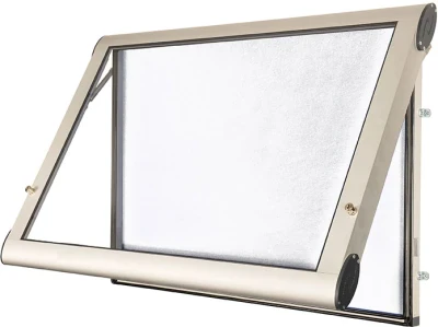 Spaceright Weathershield Wall Mounted Magnetic Outdoor Showcase - 1220 x 1031mm
