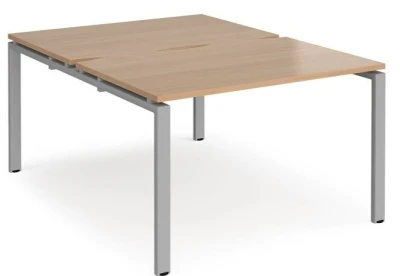 Dams Adapt Bench Desk Two Person Back To Back - 1200 x 1600mm
