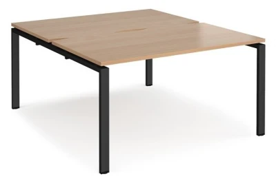 Dams Adapt Bench Desk Two Person Back To Back - 1400 x 1600mm