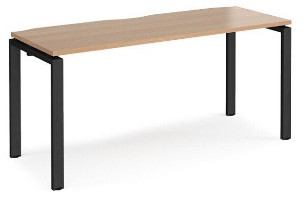 Dams Adapt Bench Desk One Person - 1600 x 600mm - Beech