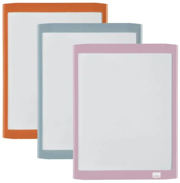 Nobo Mini Magnetic Whiteboard with Assorted Frame 216mm x 280mm
