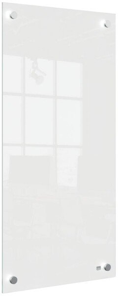 Nobo Small Glass Whiteboard Panel 300mm x 600mm