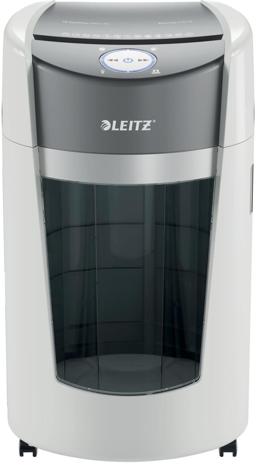 Leitz IQ OptiMax Home Office 225 - Destructeur de documents Micro-coupe - 8 feuilles - Corbeille 22 litres Pas Cher | Bureau Vallée