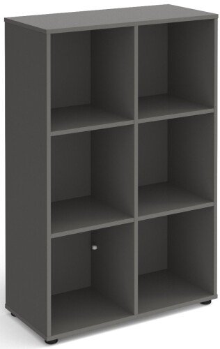 Dams Universal Cube Storage Unit 1295mm High with 6 Open Boxes & Glides
