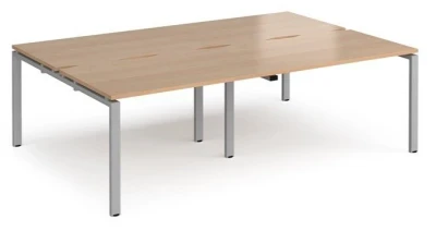 Dams Adapt Bench Desk Four Person Back To Back - 1600mm Depth