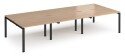 Dams Adapt Bench Desk Six Person Back To Back - 3600 x 1600mm
