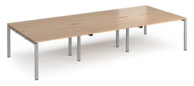 Dams Adapt Bench Desk Six Person Back To Back - 1600mm Width