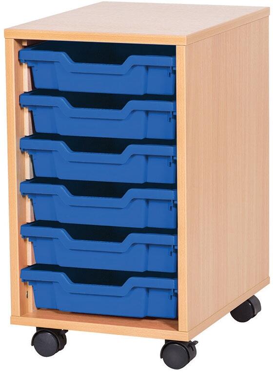 Willowbrook Open 6 A4 Trays Mobile Unit Office Furniture Direct