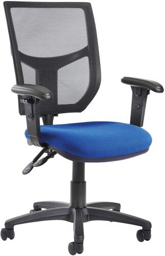 Dams Altino Operator Chair with Adjustable Arms - Blue