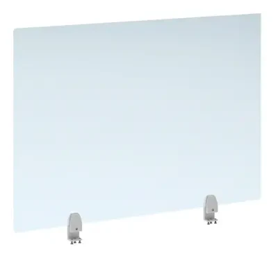 Acrylic Desk Mounted High Screen - 1000mm Width