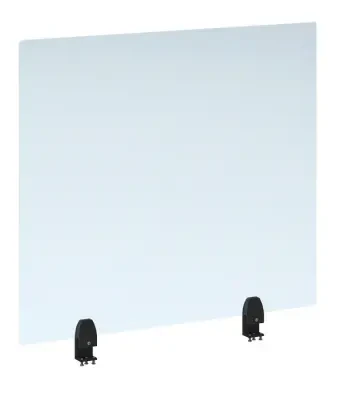 Acrylic Desk Mounted High Screen - 800mm Width