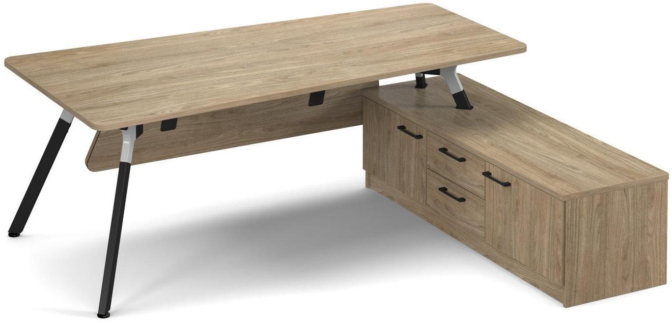 Anson Executive Desk with A-Frame Legs