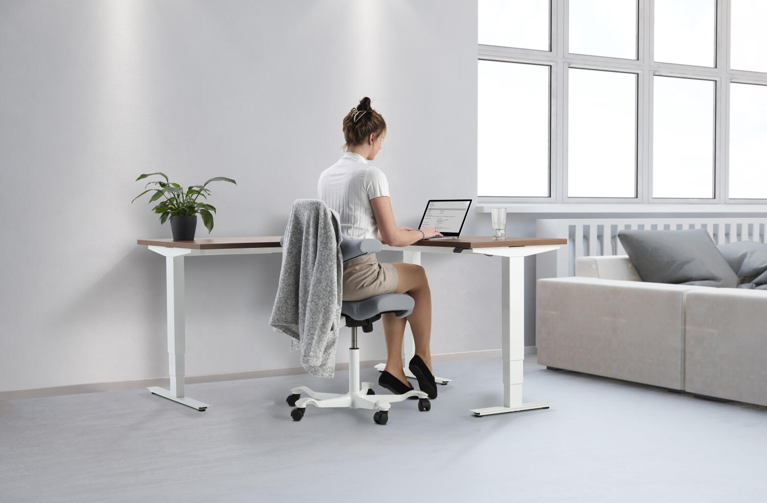 L-Shaped Standing Desks