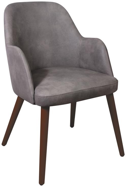 【美品】S'more Alumi High Armchair 2脚セッ Upholstered armchair with stainless steel frame - Angel