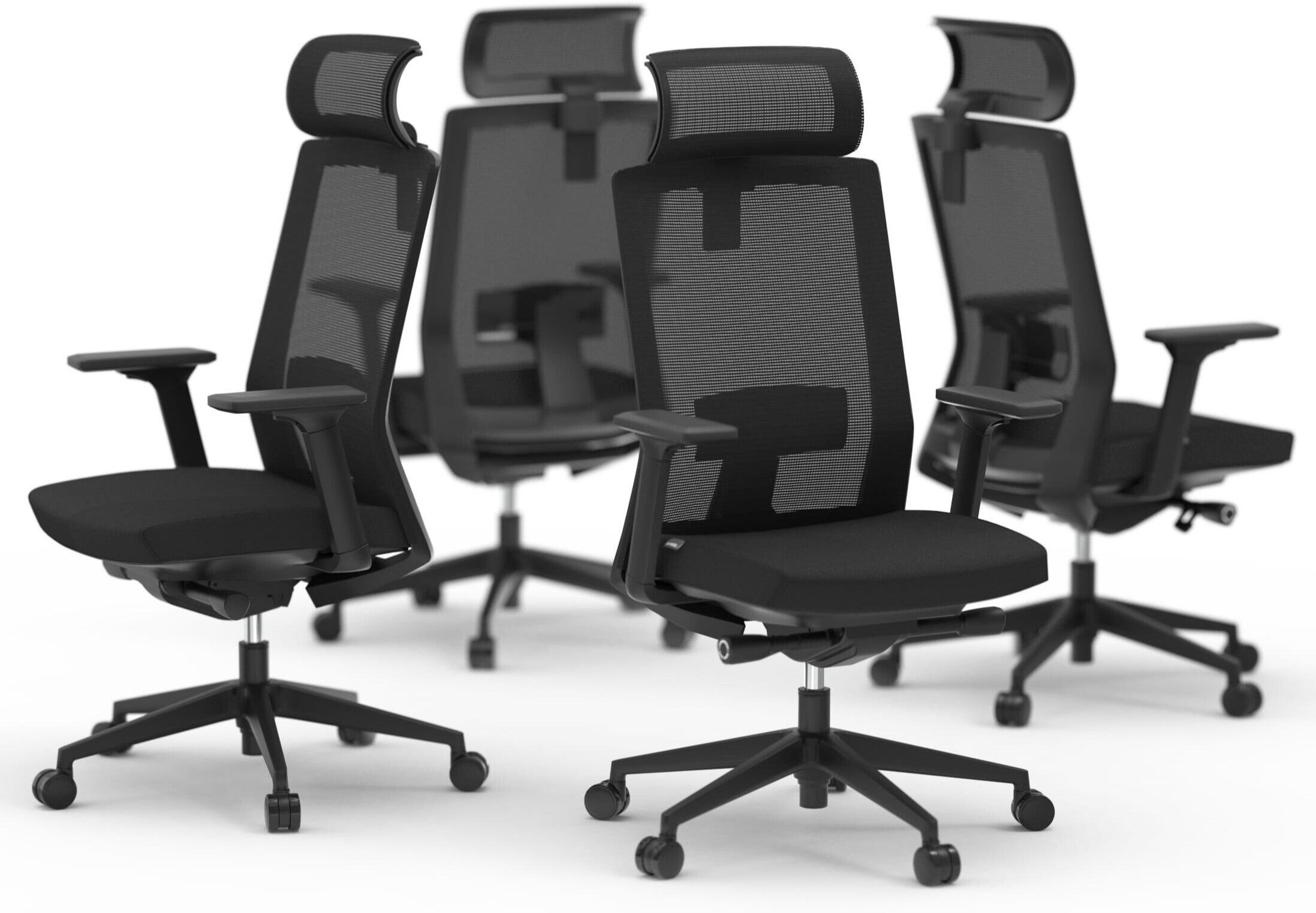 Formetiq Mesh 24 Hour Executive Chair Pack of 4 Office