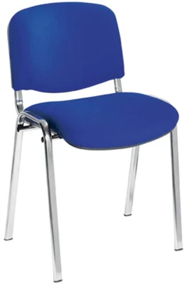 Nautilus ISO Conference Chrome Frame Fabric Chair