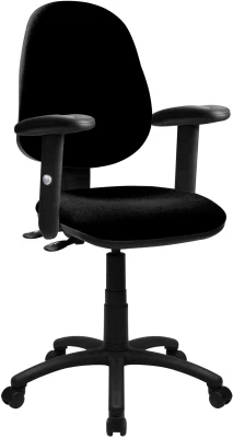 Nautilus Java 200 Medium Back Operator Chair - Twin Lever with Height Adjustable Arms