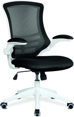 Nautilus Luna Designer Mesh Chair - White Shell
