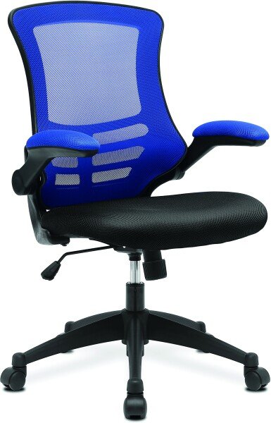 Nautilus Luna Designer Mesh Chair - Two Tone - Blue