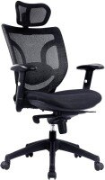 Nautilus Newton High Back Mesh Synchronous Executive Armchair with Integral Headrest