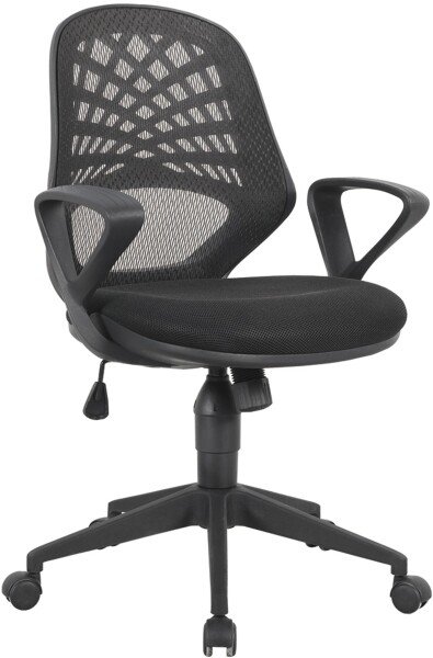 Nautilus Lattice Operator Chair - Black - Black