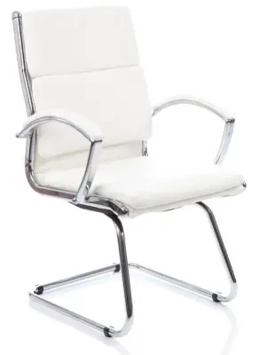 Dynamic Classic Bonded Leather Cantilever Chair