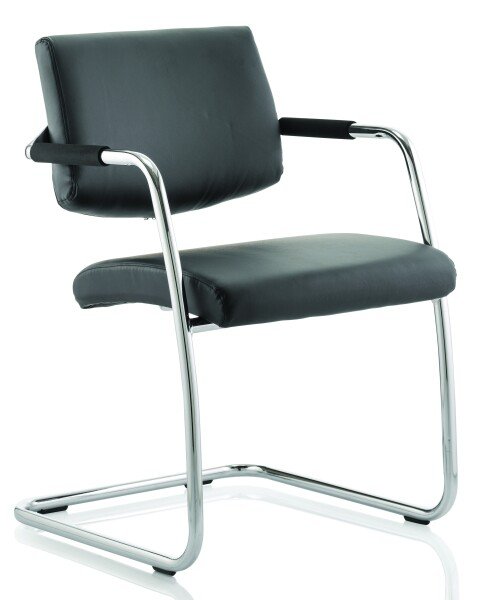 Dynamic Havanna Bonded Leather Cantilever Chair