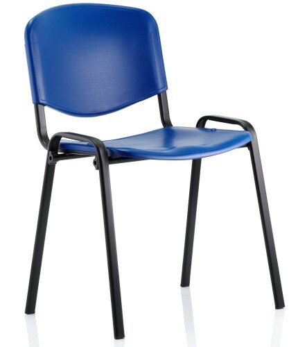 Dynamic ISO Black Frame Poly Chair without Arms