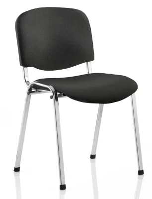 Dynamic ISO Chrome Frame Fabric Chair without Arms