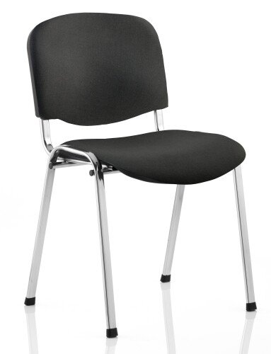 Dynamic ISO Chrome Frame Fabric Chair without Arms (Min Qty 4)