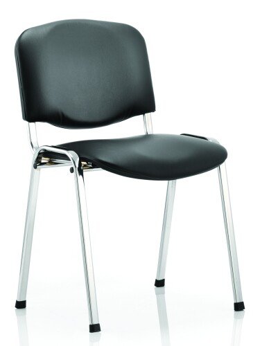 Dynamic ISO Chrome Frame Vinyl Chair without Arms