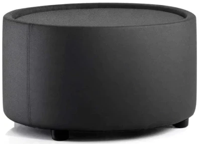Dynamic Neo Round Black Fabric Table