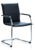 Dynamic Echo Bonded Leather Cantilever Chair