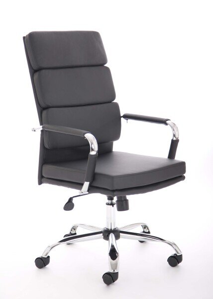 Dynamic Advocate Bonded Leather Chair - Black