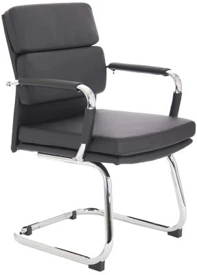 Dynamic Advocate Bonded Leather Cantilever Chair