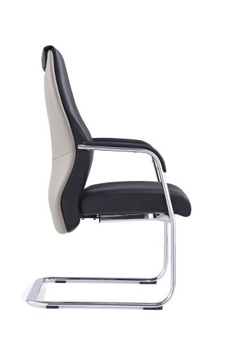 Dynamic Mien Bonded Leather Cantilever Chair