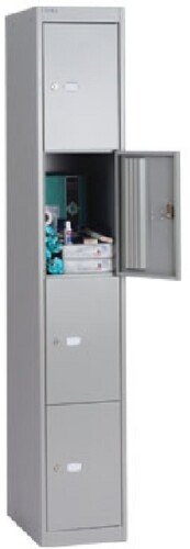 Bisley Lockers with 4 Doors 457mm Deep - Grey
