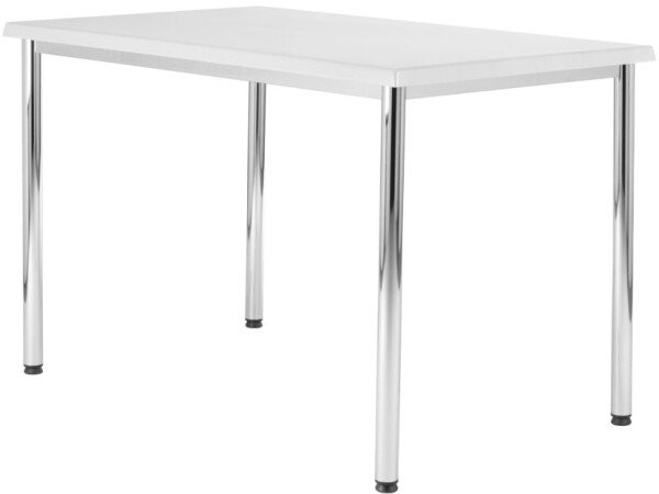 ORN Beacon Chrome Table 1800 x 800mm - White