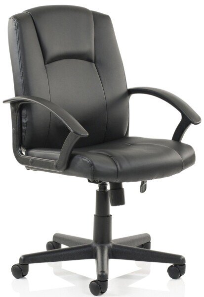 Dynamic Bella Bonded Leather Executive Managers Chair - Black