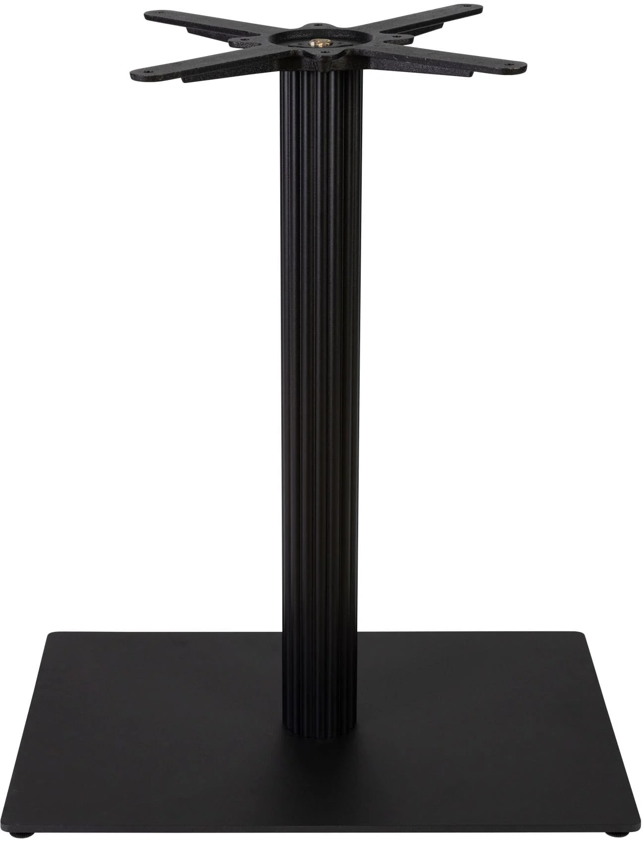 Zap Boston Fluted Small Rectangular Dining Table Base - (h) 720mm ...