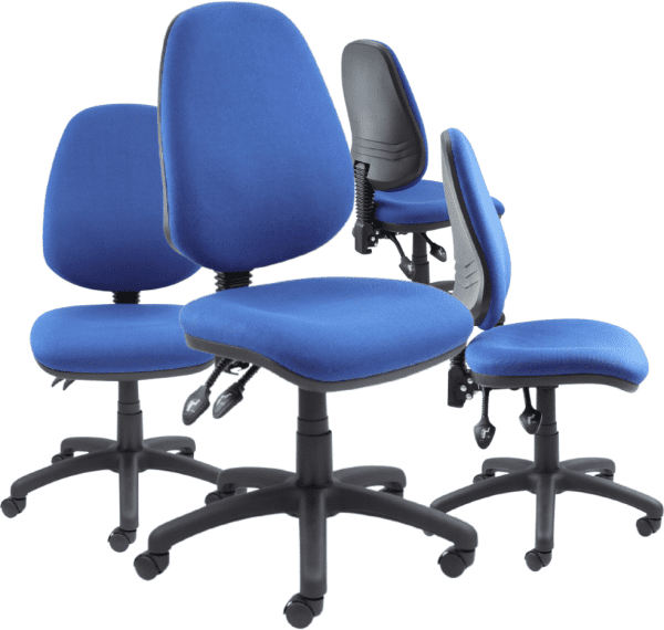Dams Vantage 100 Operators Chair - Pack of 4 - Blue