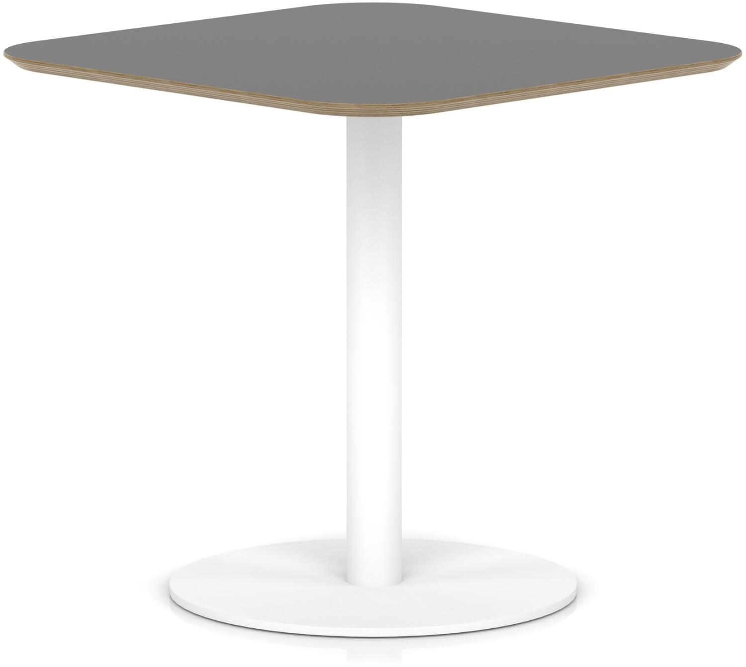 Dynamic Brixworth 800mm Square Coffee Table with Medium Disc Base ...