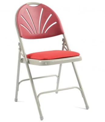 Principal 2600 Comfort Steel Folding Chair with Upholstered Seat (Pack of 4)