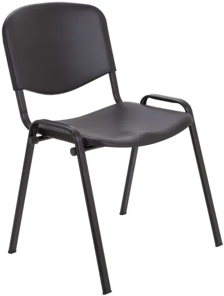 TC Club Canteen Black Frame Chair - Black